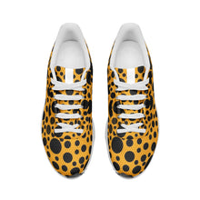 Load image into Gallery viewer, Yellow with Black dots -Unisex Mesh Tech Performance Running Shoes
