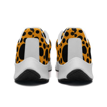 Load image into Gallery viewer, Yellow with Black dots -Unisex Mesh Tech Performance Running Shoes
