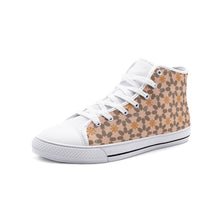 Load image into Gallery viewer, New York memories Orange -High Top Canvas Shoes
