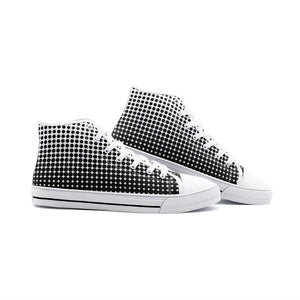 Dots -Unisex High Top Canvas Shoes