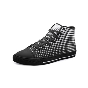 Dots -Unisex High Top Canvas Shoes