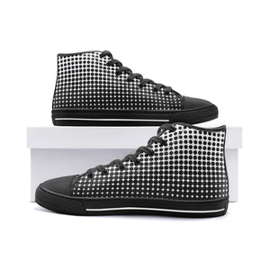 Dots -Unisex High Top Canvas Shoes