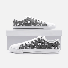 Load image into Gallery viewer, Friends on the Earth - Low Top Canvas Shoes
