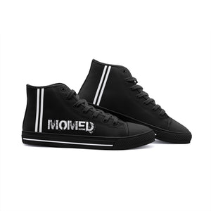 MOMED Black -Unisex High Top Canvas Shoes