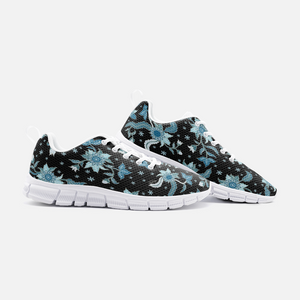 Blue Flower -Athletic Sneakers