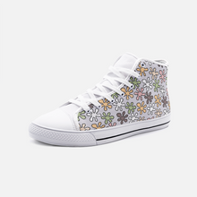 Load image into Gallery viewer, Happie in Lilac -High Top Canvas Shoes
