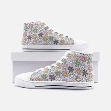 Load image into Gallery viewer, Happie in Lilac -High Top Canvas Shoes
