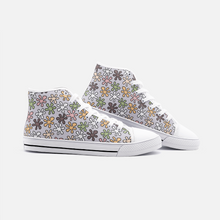 Load image into Gallery viewer, Happie in Lilac -High Top Canvas Shoes
