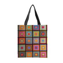 画像をギャラリービューアに読み込む, Colorful square - Tote Bags
