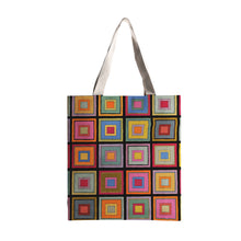 画像をギャラリービューアに読み込む, Colorful square - Tote Bags
