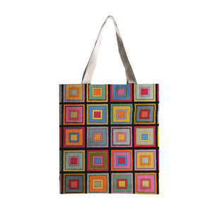 Colorful square - Tote Bags