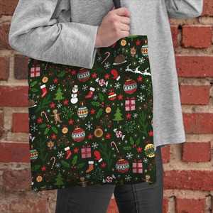 Christmas ornaments -Tote Bags