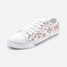 Load image into Gallery viewer, Spring Daisy Pink -Low Top Canvas Shoes
