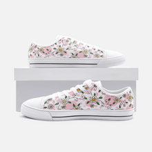 Load image into Gallery viewer, Spring Daisy Pink -Low Top Canvas Shoes
