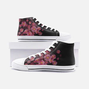 Hydrangea -High Top Canvas Shoes