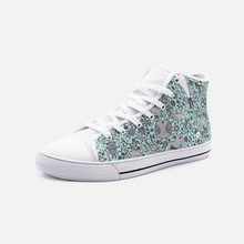 Load image into Gallery viewer, Dream in Turquoise -High Top Canvas Shoes
