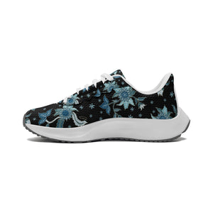 Blue Flower -Unisex Mesh Tech Performance Running Shoes