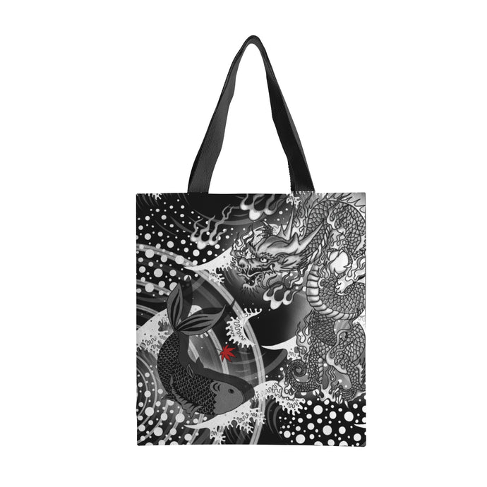 Toryu Mon black-Tote Bags