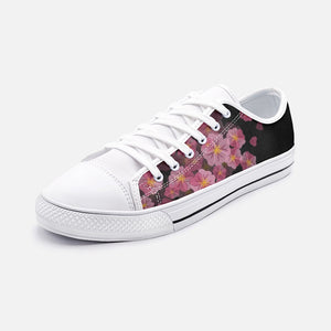 Hydrangea - Low Top Canvas Shoes