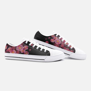 Hydrangea - Low Top Canvas Shoes