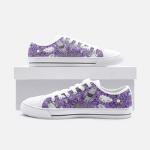 Load image into Gallery viewer, Dream in Purple -Low Top Canvas Shoes
