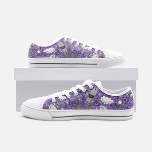 Dream in Purple -Low Top Canvas Shoes