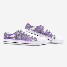 Load image into Gallery viewer, Dream in Purple -Low Top Canvas Shoes
