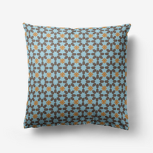 画像をギャラリービューアに読み込む, New York memories in blue- Throw Pillow
