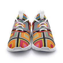 画像をギャラリービューアに読み込む, Colorful square -Unisex Lightweight Sneaker City Runner
