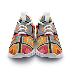 Colorful square -Unisex Lightweight Sneaker City Runner