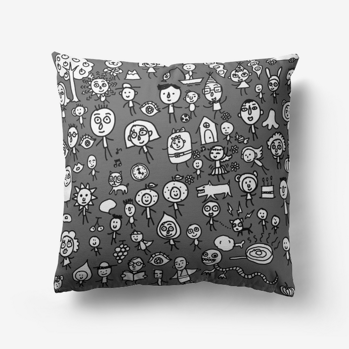 Friends on the Earth -Throw Pillow