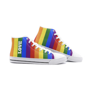 Pride High Top Canvas Shoes