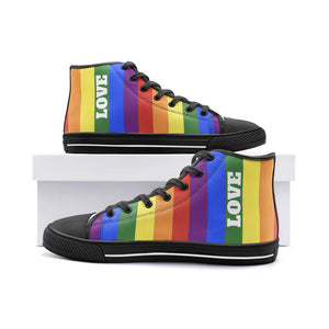 Pride High Top Canvas Shoes