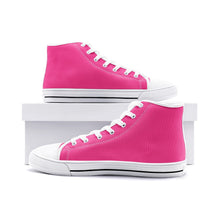 Load image into Gallery viewer, Just Pink -High Top Canvas Shoes
