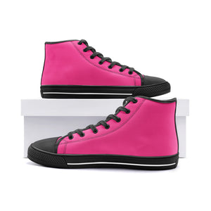 Just Pink -High Top Canvas Shoes