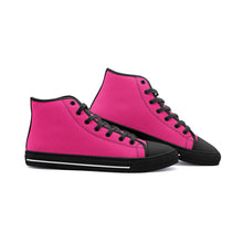 Load image into Gallery viewer, Just Pink -High Top Canvas Shoes
