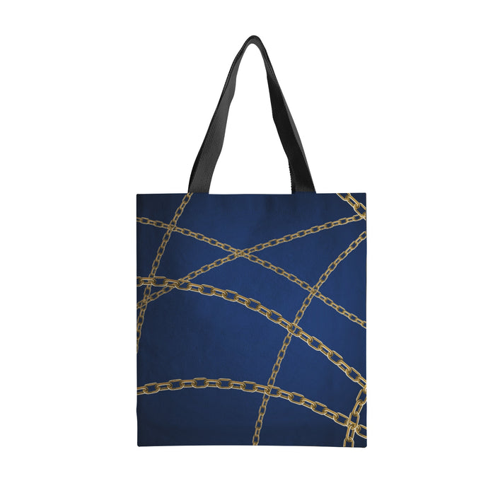 Blue chain -Tote Bags