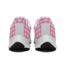 画像をギャラリービューアに読み込む, Pink checkers -Unisex Mesh Tech Performance Running Shoes
