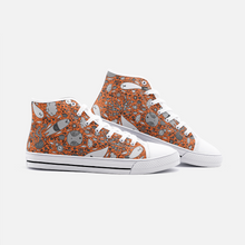 Load image into Gallery viewer, Dream in Orange -High Top Canvas Shoes
