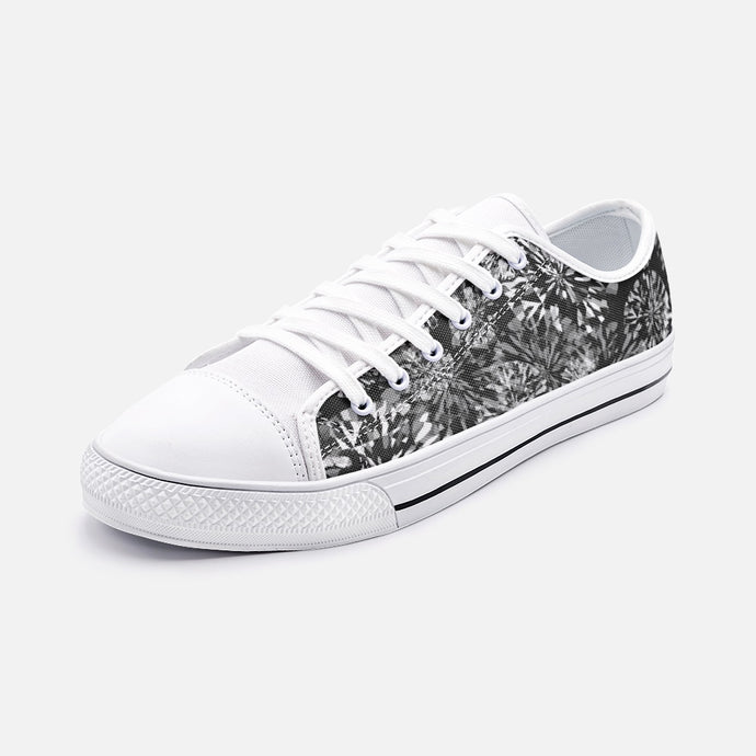 Black Diamond -Unisex Low Top Canvas Shoes