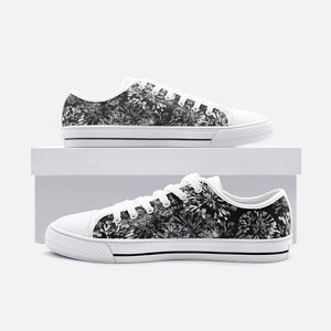 Black Diamond -Unisex Low Top Canvas Shoes