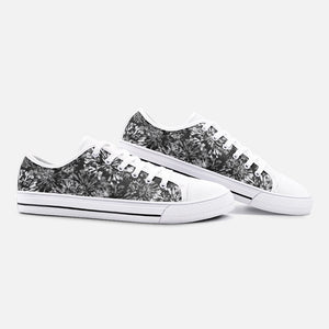 Black Diamond -Unisex Low Top Canvas Shoes