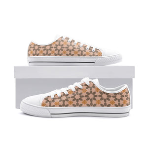 New York memories Orange-Unisex Low Top Canvas Shoes