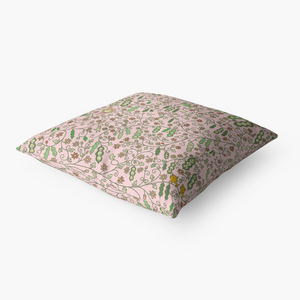 Beans in pink- Throw Pillow