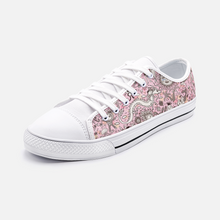 Load image into Gallery viewer, Unknown World in Pink - Low Top Canvas Shoes
