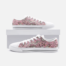 Load image into Gallery viewer, Unknown World in Pink - Low Top Canvas Shoes
