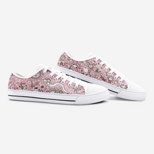 Load image into Gallery viewer, Unknown World in Pink - Low Top Canvas Shoes
