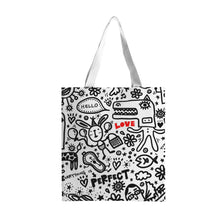 Load image into Gallery viewer, Everything is Perfect on white- Tote Bags
