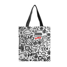 Load image into Gallery viewer, Everything is Perfect on white- Tote Bags
