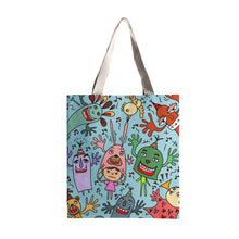 Load image into Gallery viewer, You are not Alone in blue -Tote Bags
